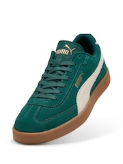 Puma Green Club II Era Suede Sneakers - Image 4 of 4