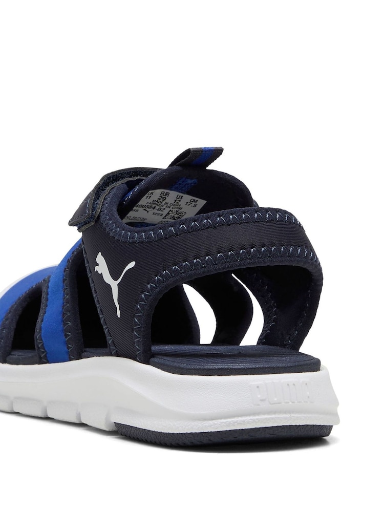 Puma Blue Kids Fun Racer Sandals - Image 3 of 5