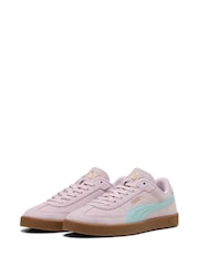 Puma Pink Club II Era Suede Sneakers - Image 2 of 5