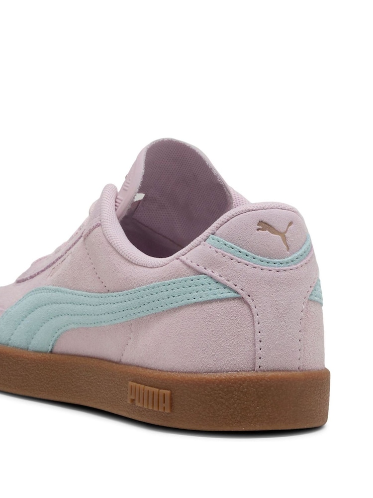 Puma Pink Club II Era Suede Sneakers - Image 5 of 5