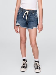 Gap Blue UltraSoft Stride Easy Denim Shorts (4-13yrs) - Image 1 of 5