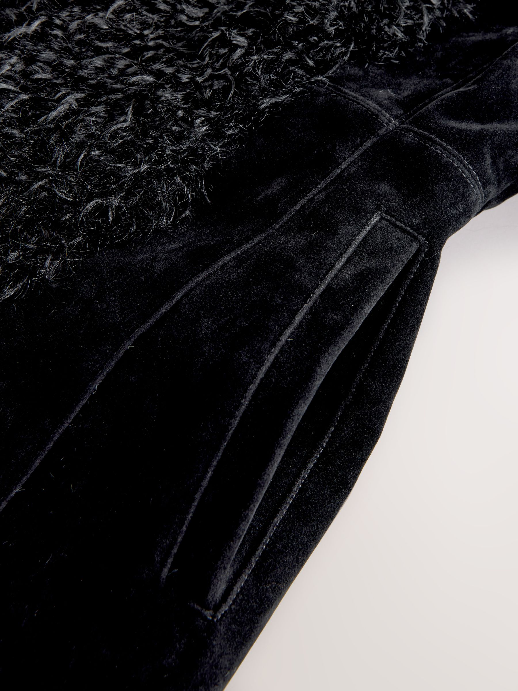 Buy Black Penny Lane Faux Fur Lined Jacket from Next USA