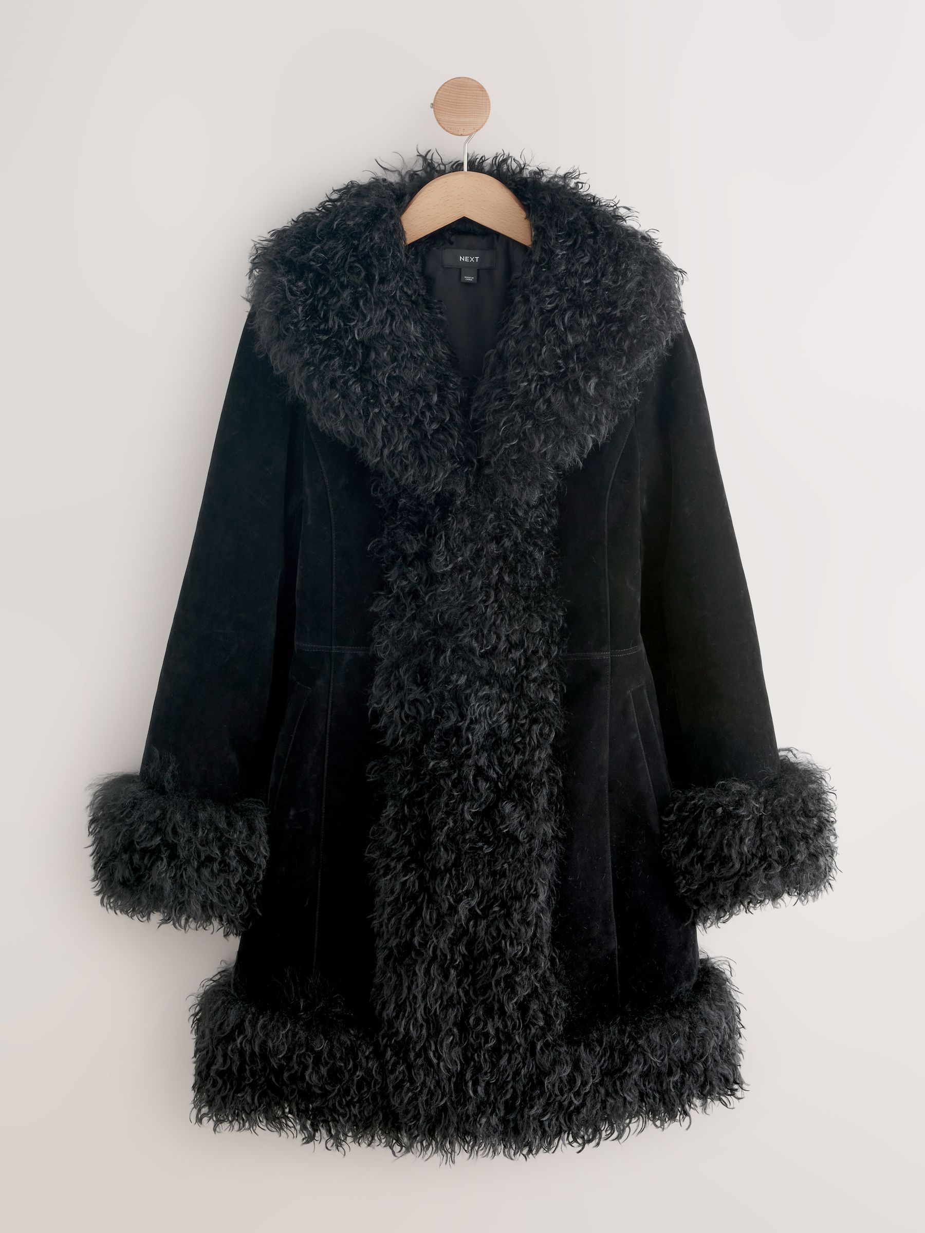 Buy Black Penny Lane Faux Fur Lined Jacket from Next USA