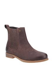 Cotswolds Didbrook Ankle Brown Boots - Image 3 of 4