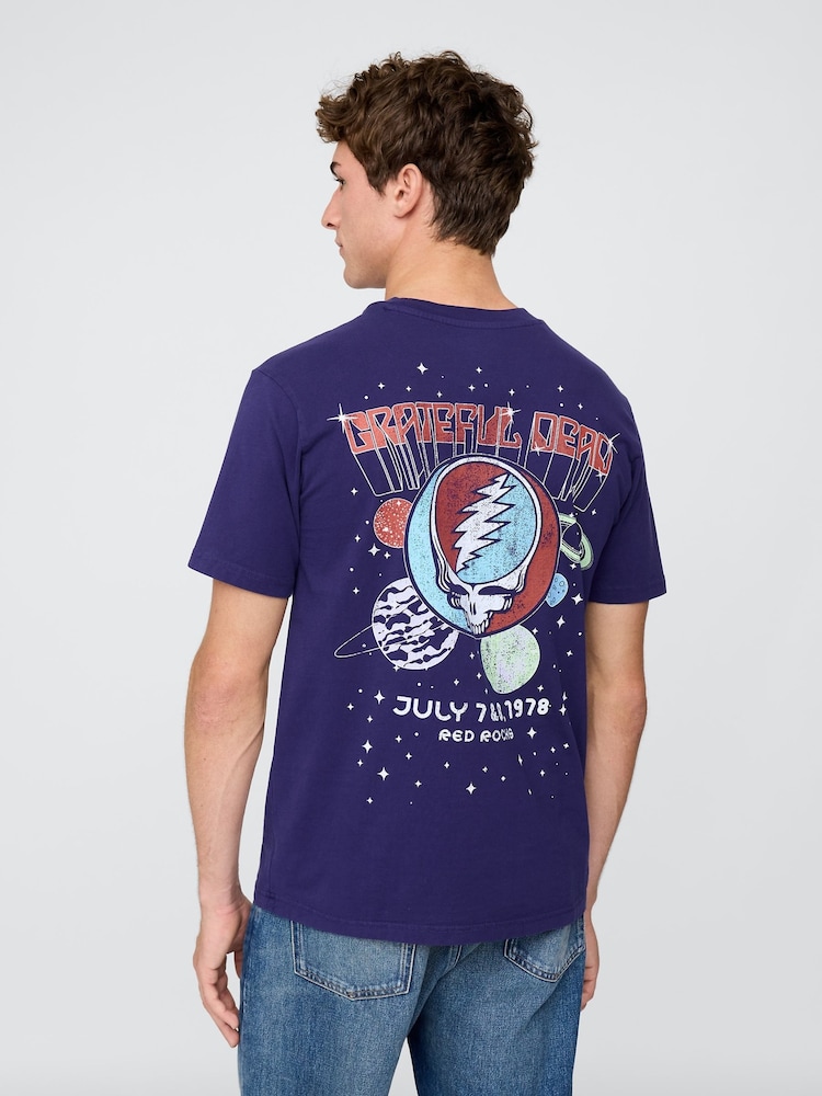 Gap Purple Grateful Dead Relaxed Graphic T-Shirt - Image 2 of 4