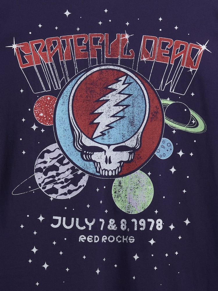 Gap Purple Grateful Dead Relaxed Graphic T-Shirt - Image 4 of 4