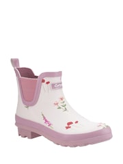Cotswolds Purple Wildflower Ankle Wellingtons - Image 3 of 6