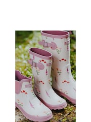Cotswolds Purple Wildflower Ankle Wellingtons - Image 5 of 6