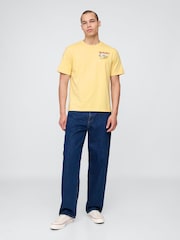 Gap Yellow The Beatles Relaxed Graphic T-Shirt - Image 3 of 5