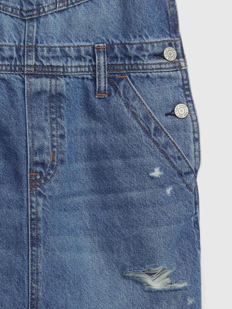Vestido pichi de denim de Gap (4-13 años) - Imagen 3 de 3