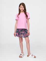Gap Black Floral Mesh Easy Skort (4-13yrs) - Image 1 of 5