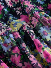 Gap Black Floral Mesh Easy Skort (4-13yrs) - Image 5 of 5