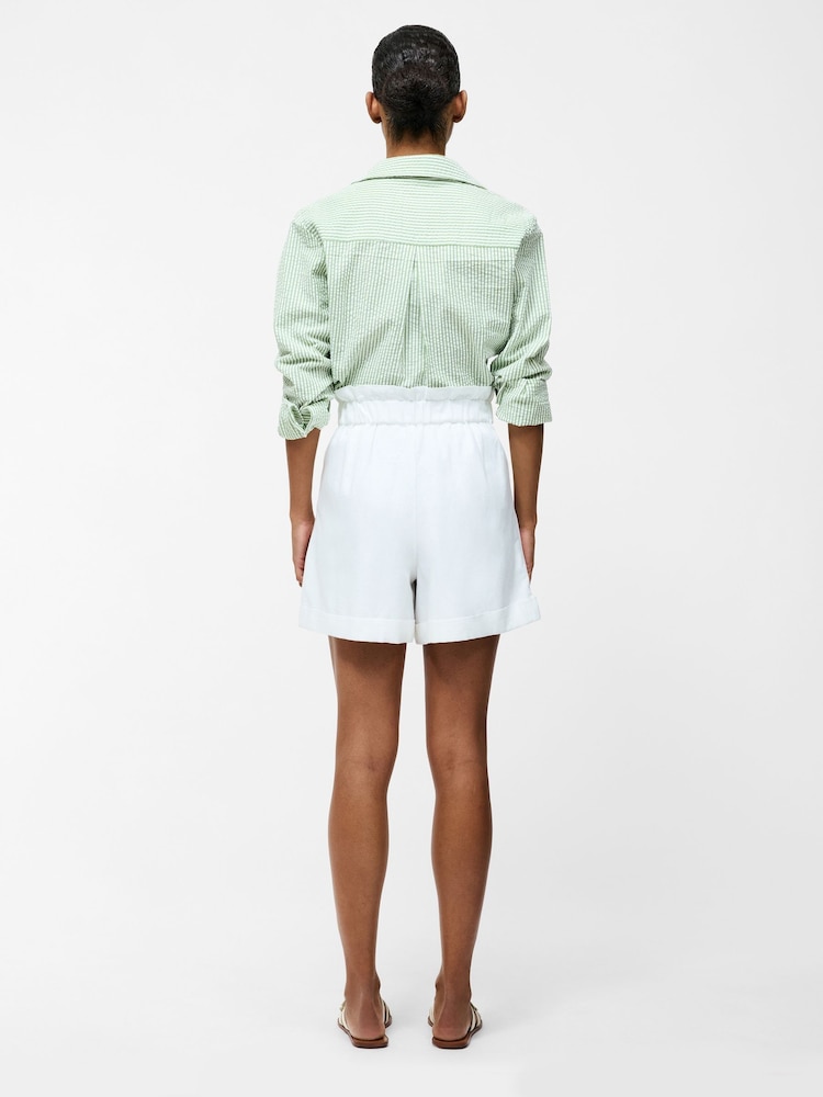 French Connection White Ariette Shorts - Image 2 of 3