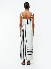 French Connection White Genevieve Ariette Midi Dress - Image 2 of 4