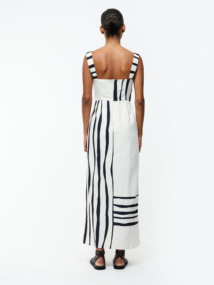 French Connection White Genevieve Ariette Midi Dress - Image 2 of 4