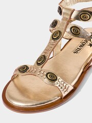 Joe Browns Gold Embellished Gladiator Sandals - Image 5 of 7