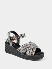 Joe Browns Microsuede Platform Wedge Sandals - صورة 2 من 5