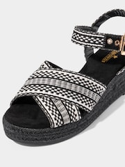 Joe Browns Microsuede Platform Wedge Sandals - صورة 4 من 5