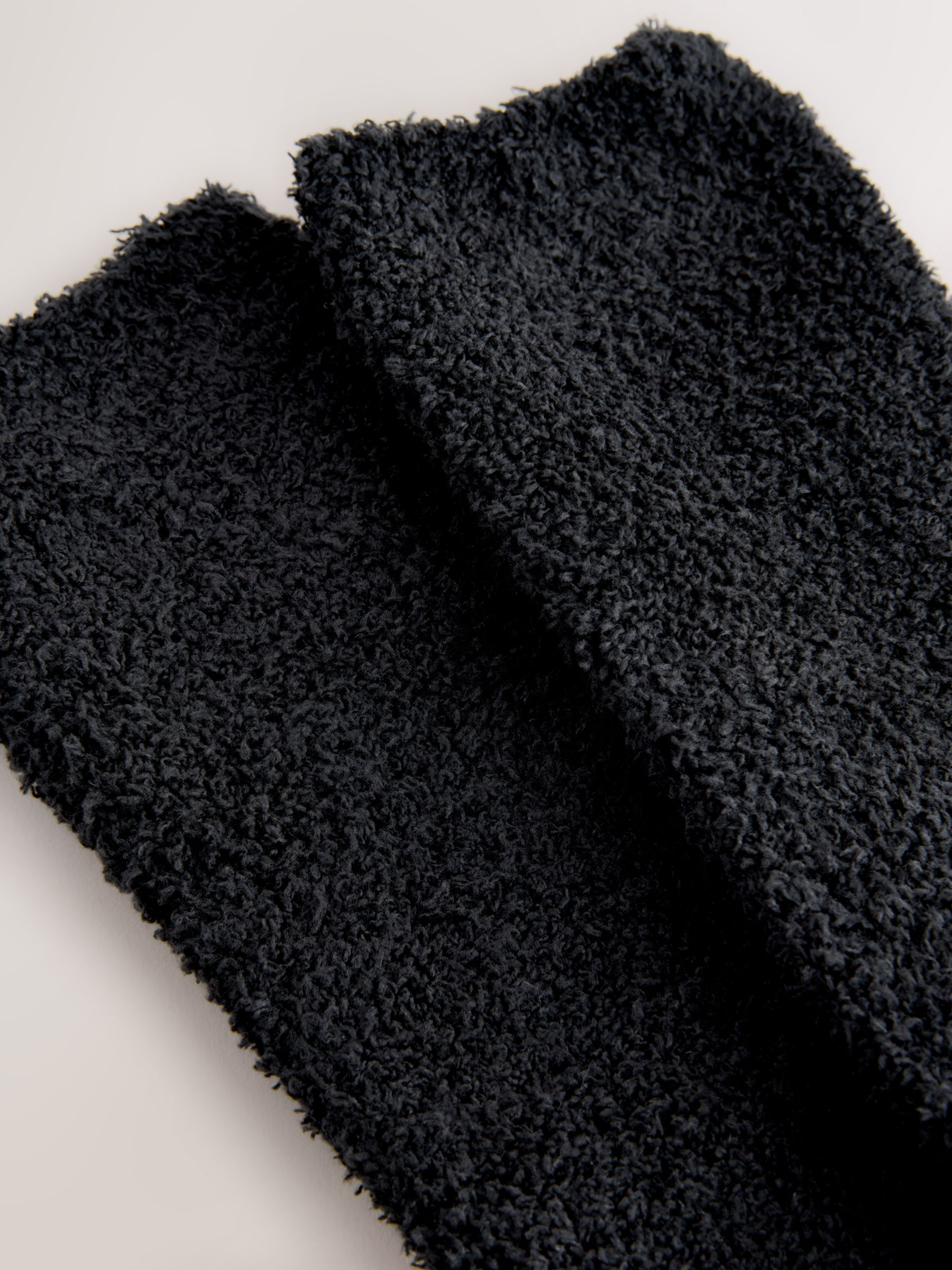 Buy Black Fluffy Socks 2 Pack from Next USA