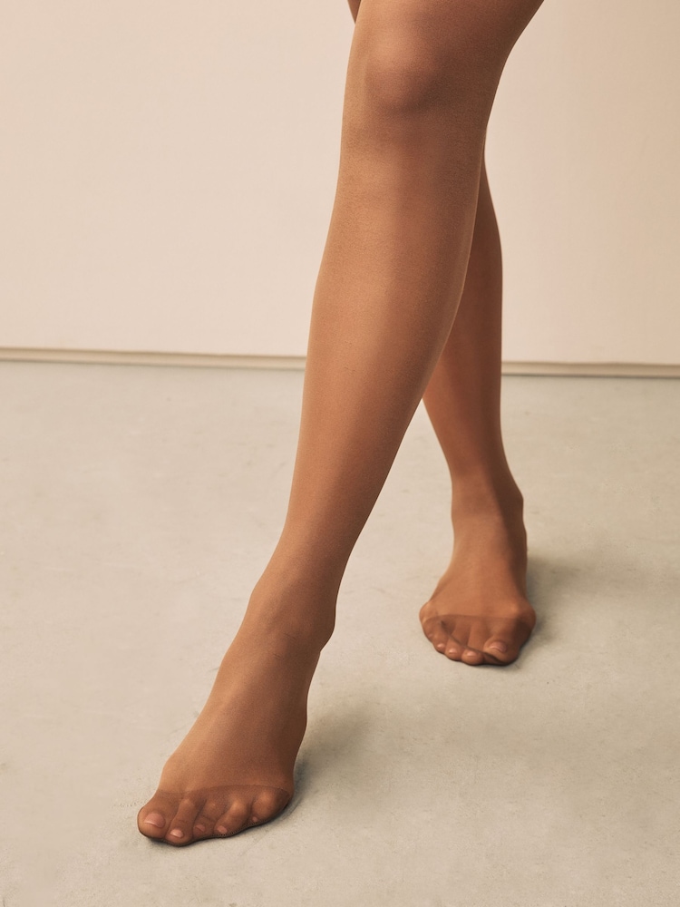 Mocha 20 Denier Sheer Gloss Tights 3 Pack - Image 1 of 3 Mocha 20 Denier Sheer Gloss Tights 3 Pack - Image 1 of 3
