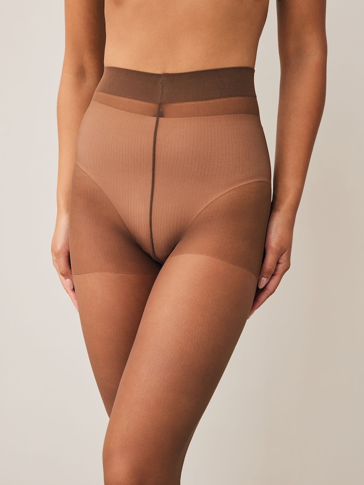 Coffee Matt 15 Denier Tights 3 Pack - Image 2 of 4 Coffee Matt 15 Denier Tights 3 Pack - Image 2 of 4