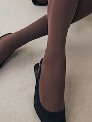 Chocolate Brown 3D 60 Denier Maternity Tights - Image 3 of 3