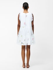 French Connection White Kirsty Holland Tiered Dress - Image 2 of 4