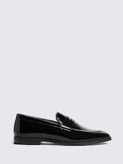 MOSS Black Patent Loafers - Image 1 of 4