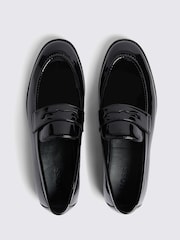 MOSS Black Patent Loafers - Image 4 of 4