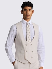 MOSS Natural Tailored Fit Light Waistcoat - Image 1 of 3