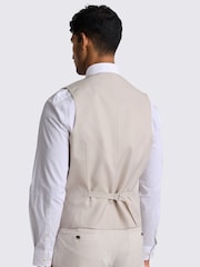 MOSS Natural Tailored Fit Light Waistcoat - Image 2 of 3