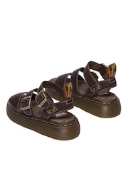 Dr. Martens Dark Brown Gryphon Sandals - Image 3 of 6