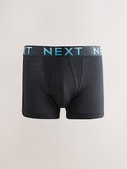 Black Bright Ombre Text Waistband 10 pack Cotton Rich Blend Hipsters Boxers - Image 10 of 14