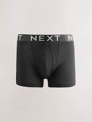 Black Bright Ombre Text Waistband 10 pack Cotton Rich Blend Hipsters Boxers - Image 4 of 14