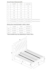 Wool Blend Natural Stone Farringdon Upholstered Drawer Storage Bed Ottoman Storage Bed Frame - Image 4 of 7