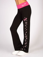 Pineapple Black The Next Step Star Kick Flares Leggings - Image 1 of 7