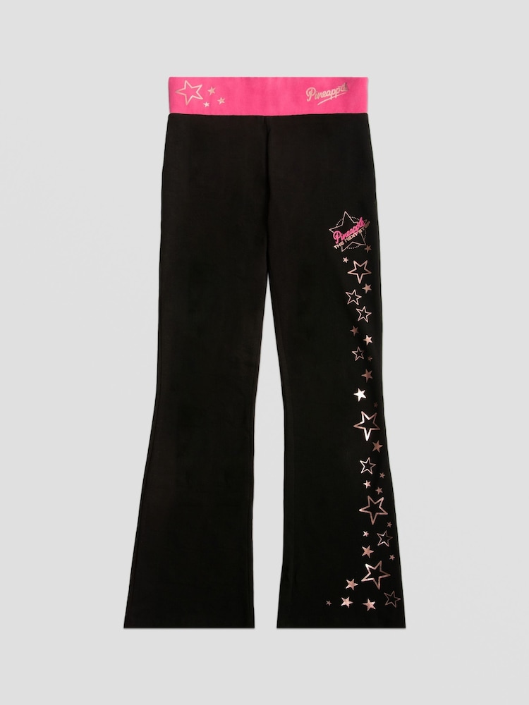 Pineapple Black The Next Step Star Kick Flares Leggings - Image 6 of 7