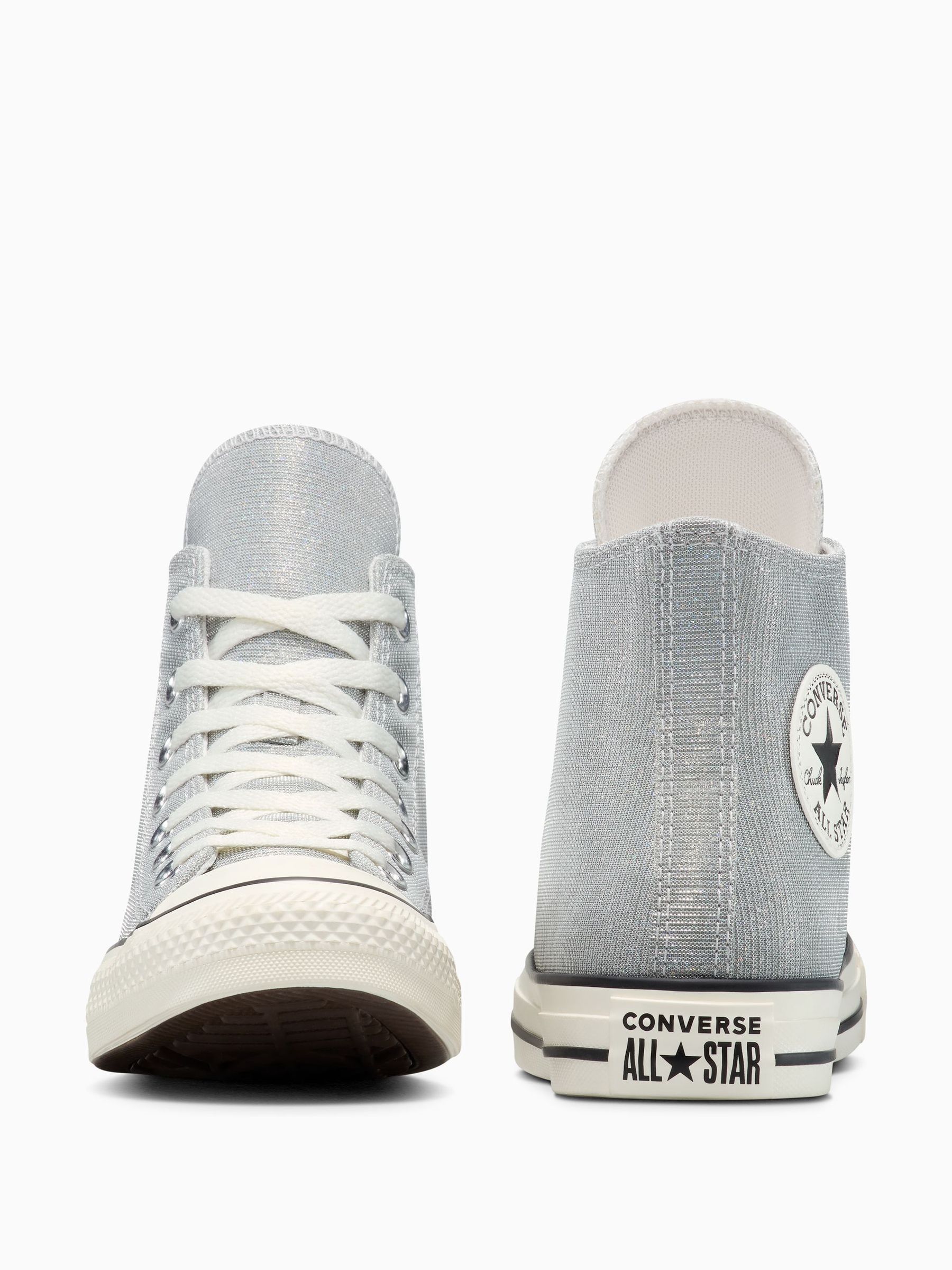 Buy Converse Grey Chuck Taylor All Star Sparkle Shine High