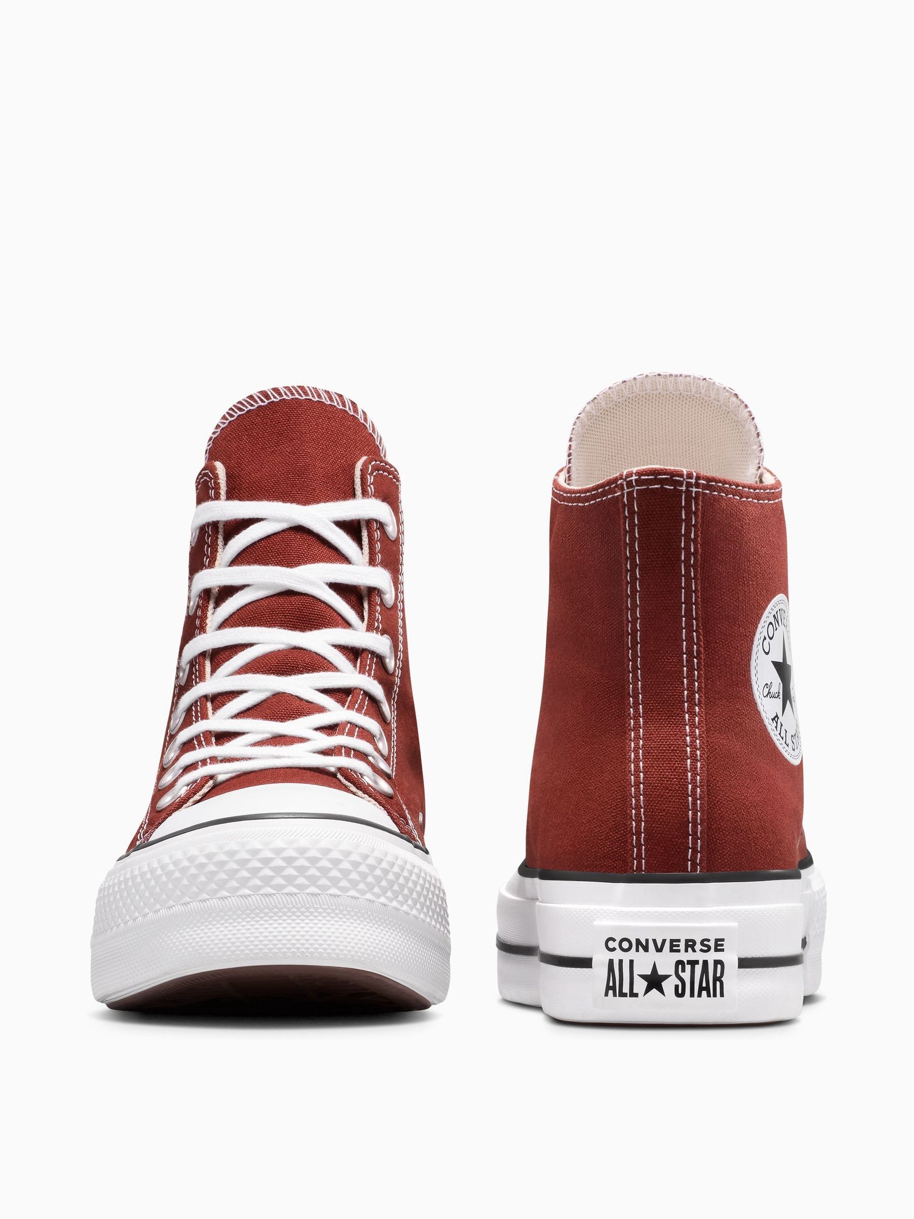 Buy Converse Red Chuck Taylor All Star Lift High Trainers from