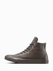 Converse Brown Chuck Taylor All Star Leather Trainers - Image 2 of 8