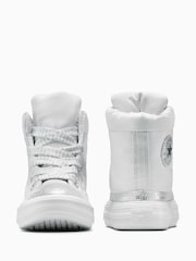 Converse Silver Chuck Taylor Kid Lift Trainers - Image 6 of 7