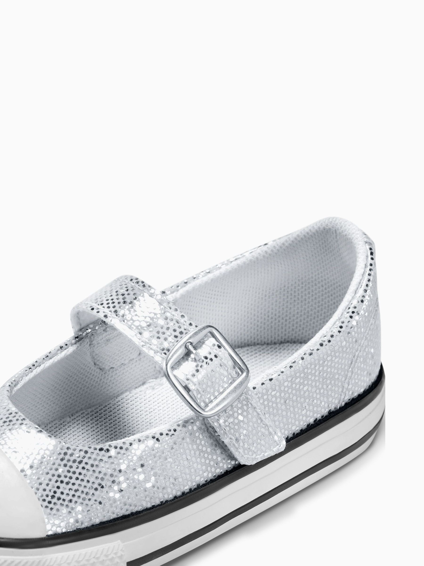 Buy Converse Silver Chuck Taylor Toddler Disco Glitter Dainty Mary