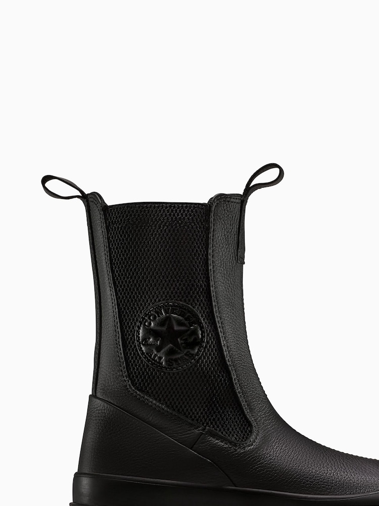 Converse Black Chuck Taylor All Star Lugged Heel Chelsea Boots - Image 8 of 8 Converse Black Chuck Taylor All Star Lugged Heel Chelsea Boots - Image 8 of 8