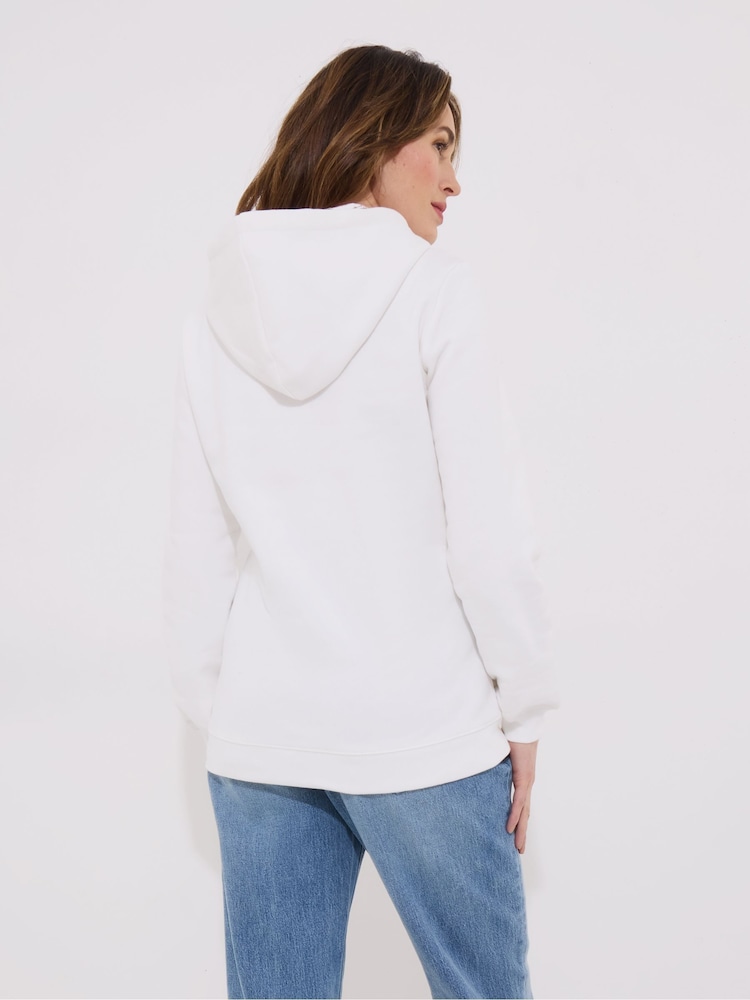 Joe Browns Lightweight Butterfly Graphic Hoodie - Image 4 of 7