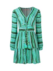 Joe Browns Green Slim Fit Bold Striped Tunic - Image 7 of 7