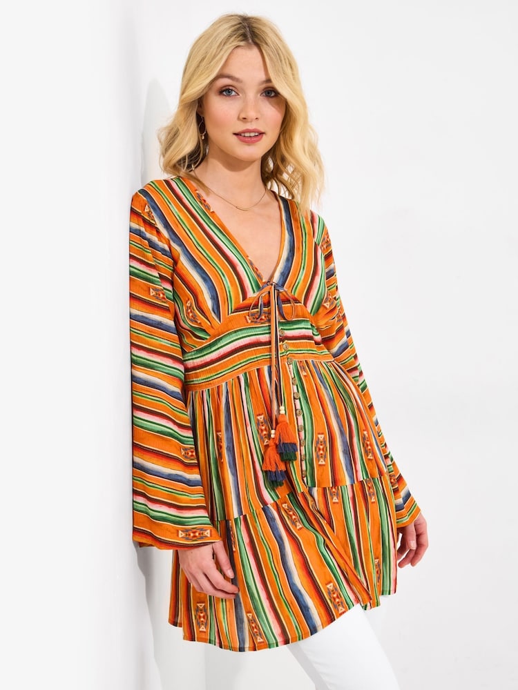 Joe Browns Slim Fit Bold Striped Tunic - Imagen 1 de 5 Joe Browns Slim Fit Bold Striped Tunic - Imagen 1 de 5