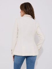 Joe Browns Cream Collared Button Detail Jacket - Image 2 of 5