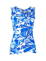 Joe Browns Floral Print Sleeveless Cowl Neck Jersey Top - Image 5 of 5
