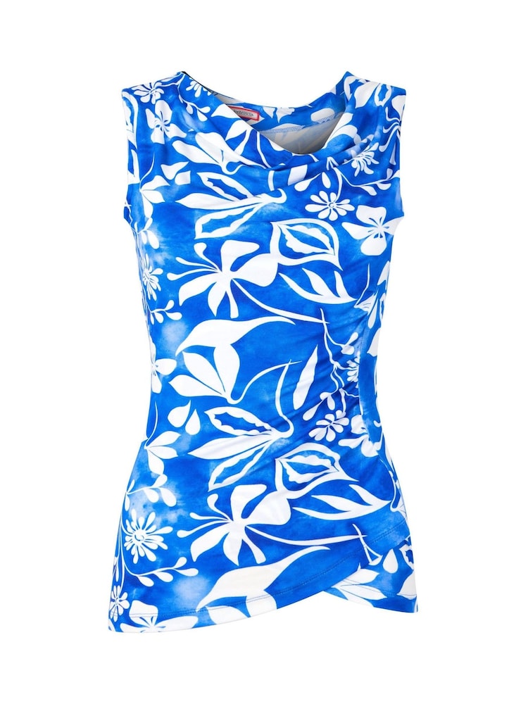 Joe Browns Floral Print Sleeveless Cowl Neck Jersey Top - Image 5 of 5
