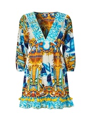Joe Browns Ship Print Pom-Pom 100% Cotton Trim Tunic - Imagen 5 de 5